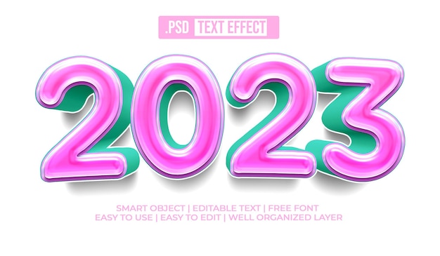 2023 Textstil-Effekt