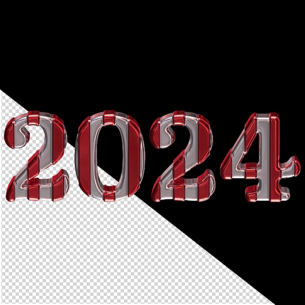 PSD 2024 nouvel an 3d