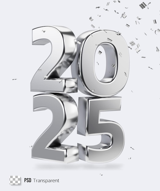 2025 feliz año nuevo fondo 3d render ilustración feliz año nuevo tarjeta de felicitación