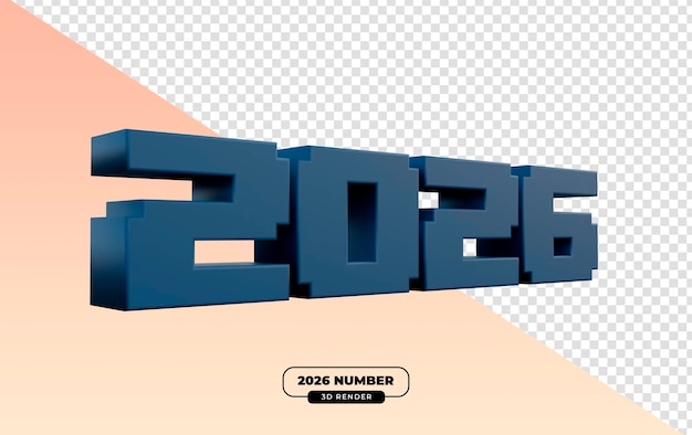 2026 Pixel Art 3D-Rendering