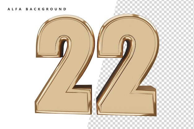 PSD 22 nombre d'or avec rendu 3d