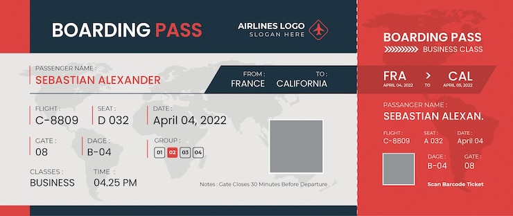 PSD 23 stringlabs pass de embarque bilhete de avião