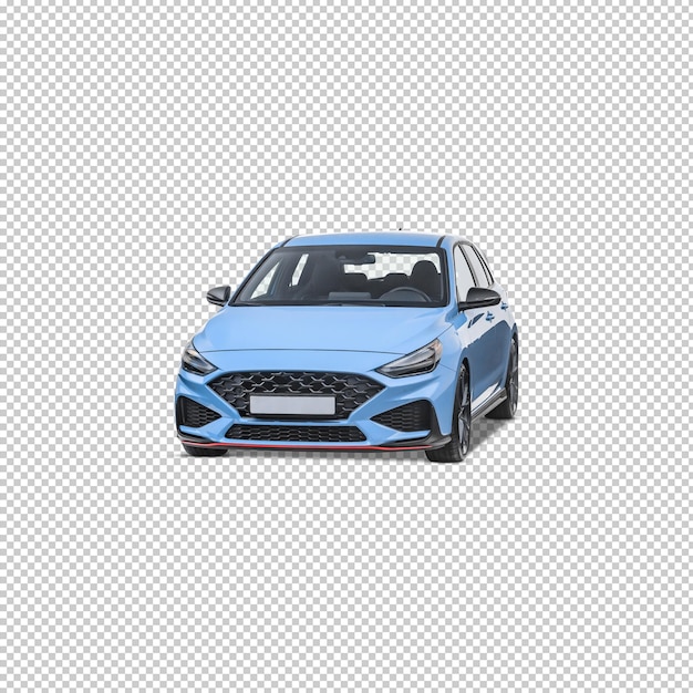 PSD 24 de 32 imágenes conjunto de 360 grados cielo azul hatchback hyundai coche