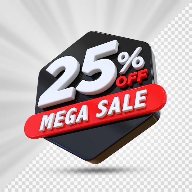 25 por ciento de descuento en Mega Render 3D