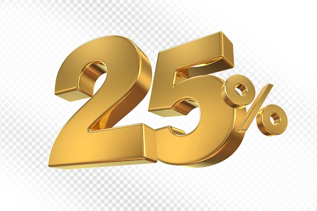 El 25 por ciento de descuento en oro