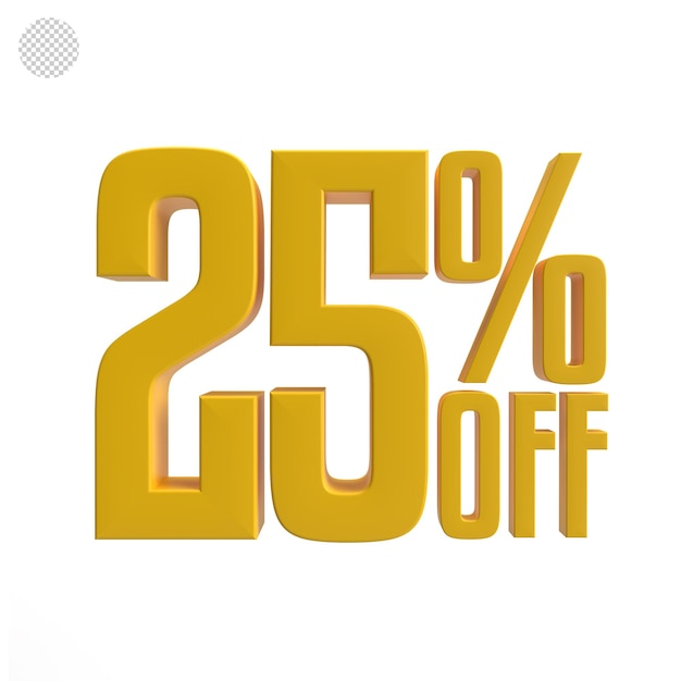 25 por ciento de descuento