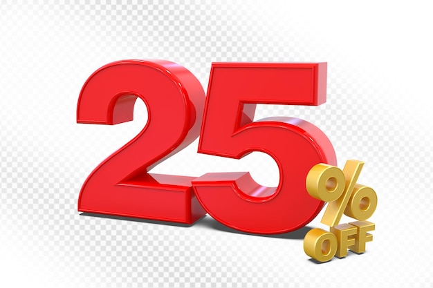 25 Prozent Rabatt auf die Red 3D-Verkäufe