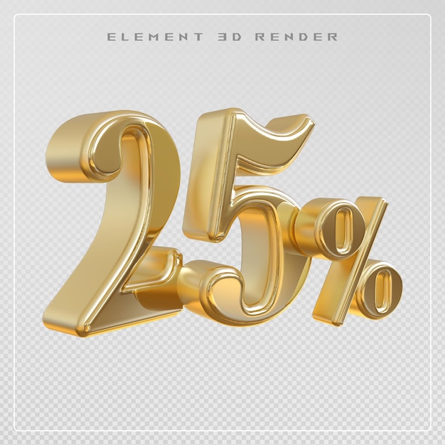 25 Prozent Rabatt