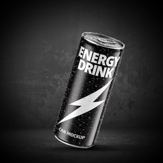 250-ml-dosenmodell für energy-drink-metallic-dose