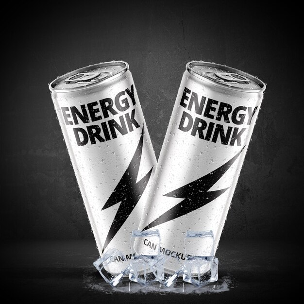 250-ml-dosenmodell für energy-drink-metallic-dose