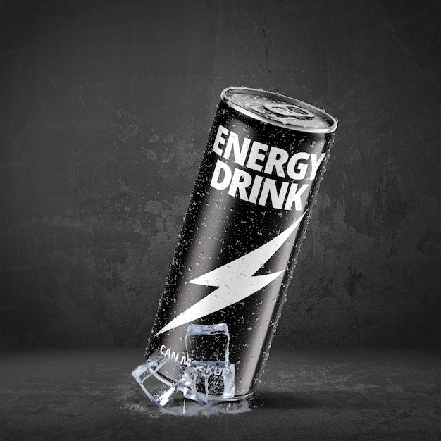 250-ml-dosenmodell für energy-drink-metallic-dose