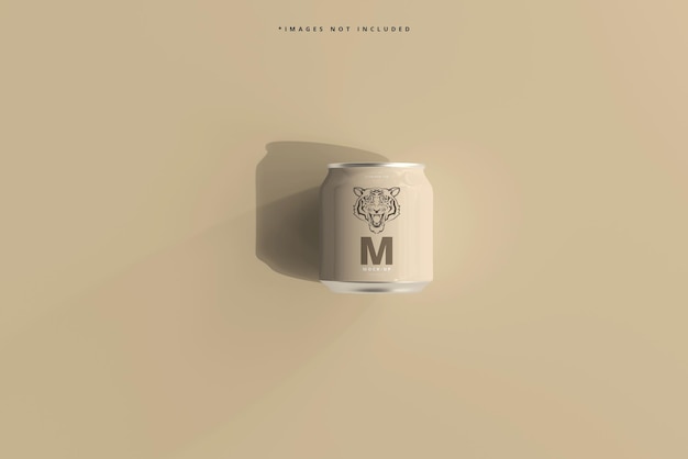 250ml Stubby Soda oder Beer Can Mockup