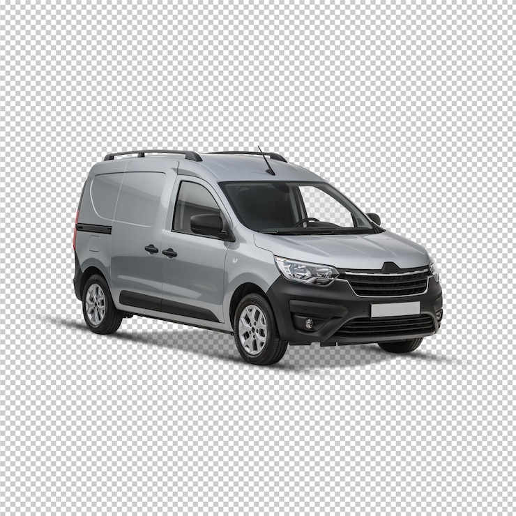 PSD 28 de 32 conjunto de 360 graus cinza kangoo cargo rapid express van visão multi ângulo