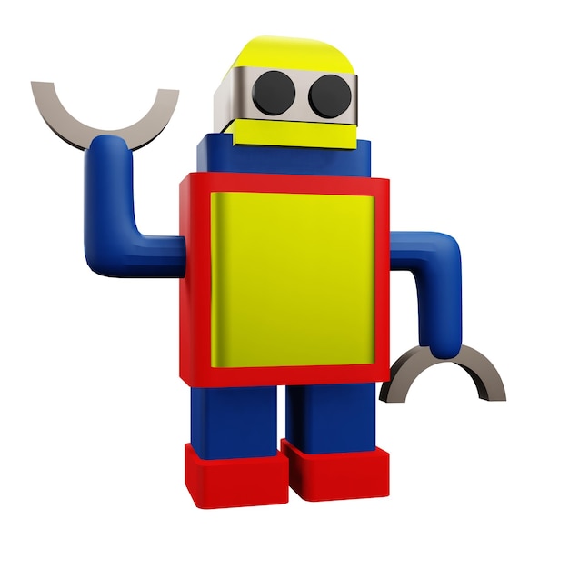 3 D-Abbildung des Roboter-Symbols