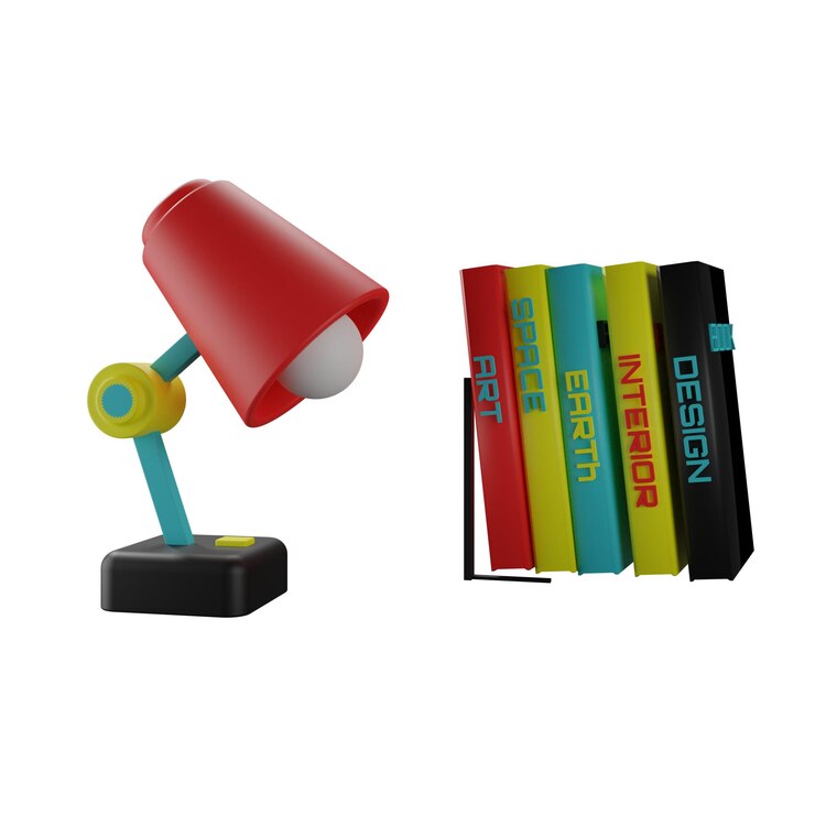 PSD 3 d illustration des stack-buchs-symbols mit transparentem hintergrund