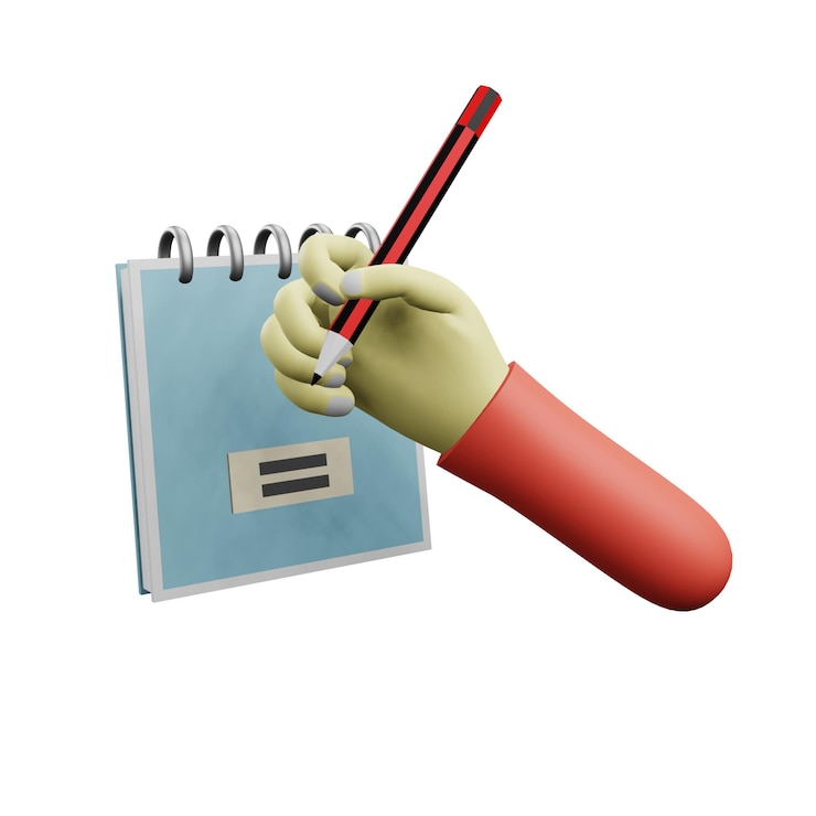 PSD 3 d ilustración de publicar un comentario con fondo transparente