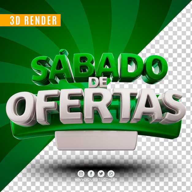 3º sábado de ofertas para empresas e eventos