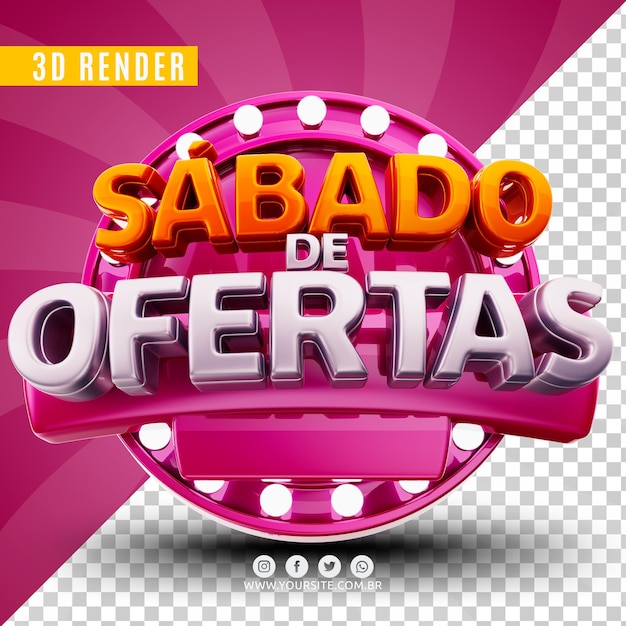 PSD 3º sábado de ofertas para empresas e eventos