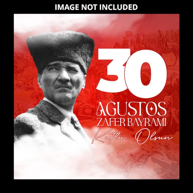 30 Agustos Zafer Bayrami Jour de la Victoire Turc