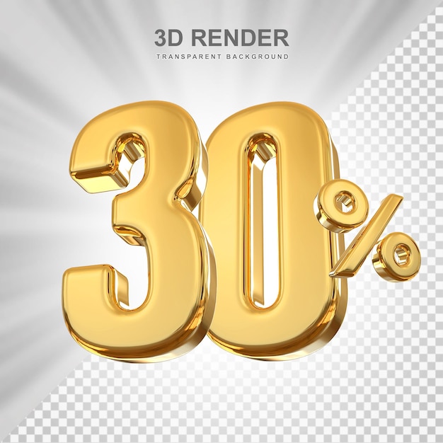 30 Prozent Rabatt auf den Verkauf von 3D-Rendering