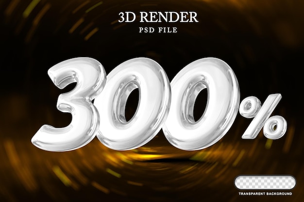 300 Prozent Rabatt auf die Verkaufsveröffentlichung von Silver Number 3D
