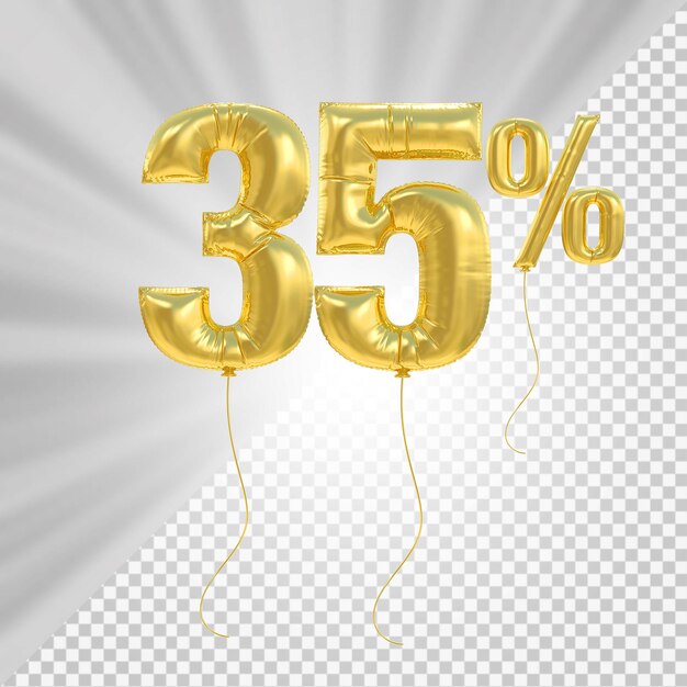 El 35 por ciento ofrece globos en renderización 3D