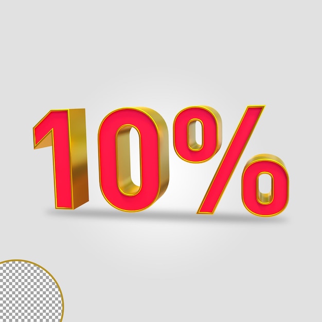 3d 10 percento