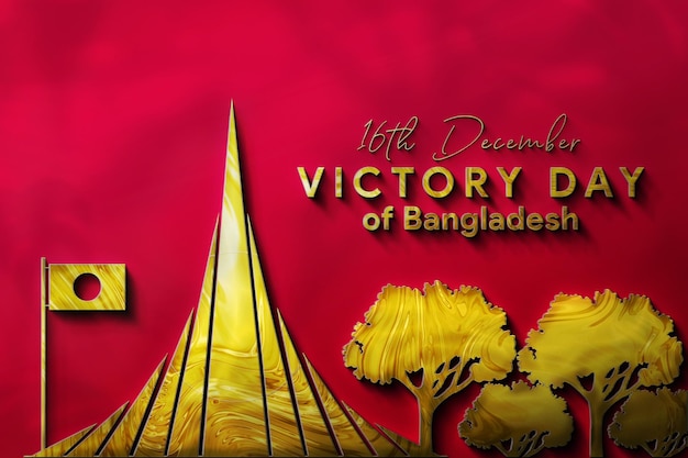 3d 16 de diciembre día de la victoria de Bangladesh