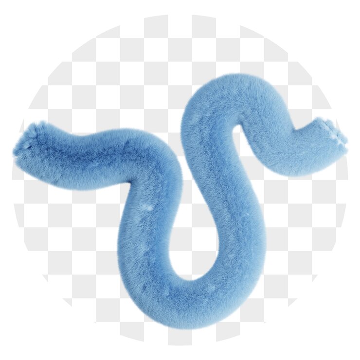 PSD 3d abstract fluffy blue fuzzy (abstracto en tres dimensiones)