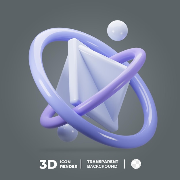 3D abstracto geométrico