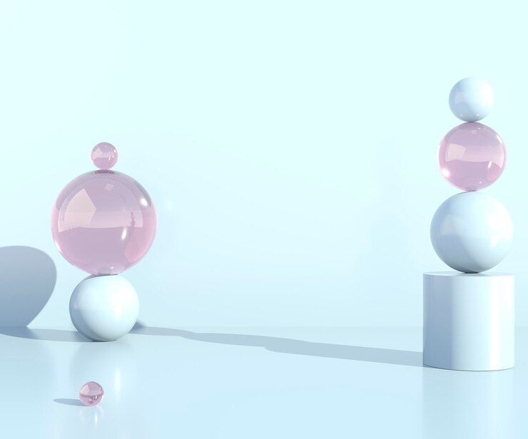 PSD 3d-abstrakte szene geometrie form podium für produktanzeige