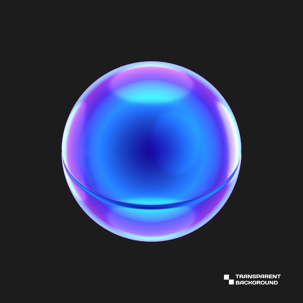 3D ABSTRAKTER LILA METALLOBJEKT-Renderer