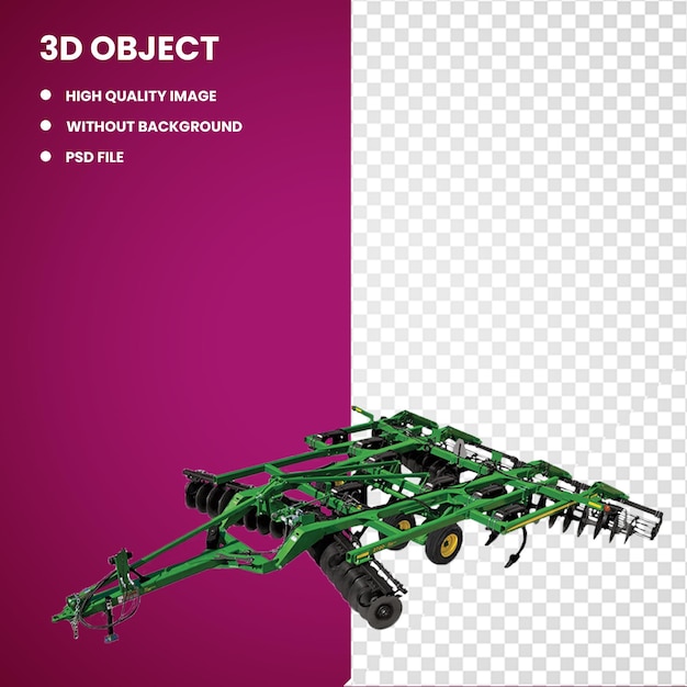 3d Agricultura de labranza Arado cultivador