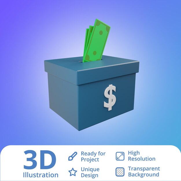 3d ahorrando algo de dinero