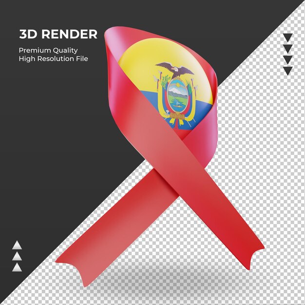 3d aids day equador renderizando a vista esquerda