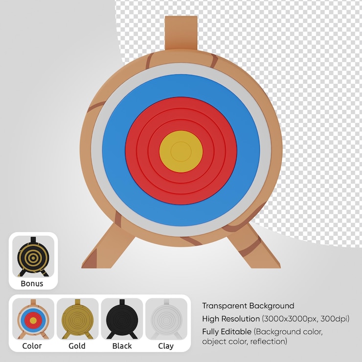 PSD 3d archery target