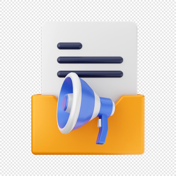 PSD 3d archivo carpeta icono ilustración render