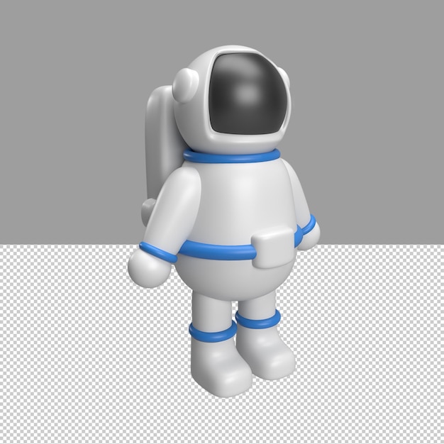 3D-Astronaut Gerenderte Objektdarstellung