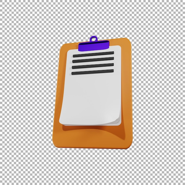 3D-Aufnahmebord-Illustration
