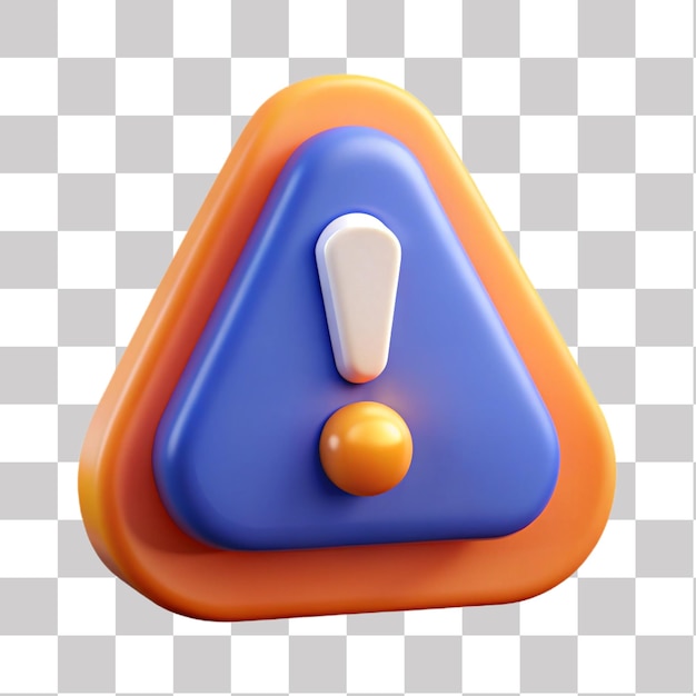 3D-Ausschrei-Benachrichtigungs-Symbol