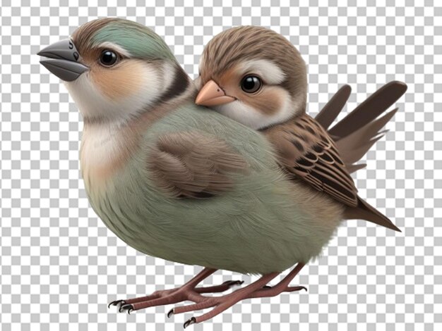 PSD 3d babysparrow