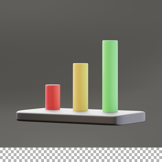 PSD 3d-balkendiagramm-darstellung