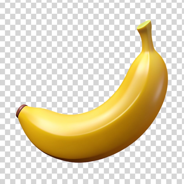 PSD 3d bananen auf durchsichtigem hintergrund