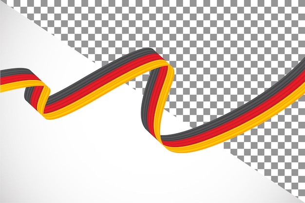 PSD 3d-band der deutschen flagge30