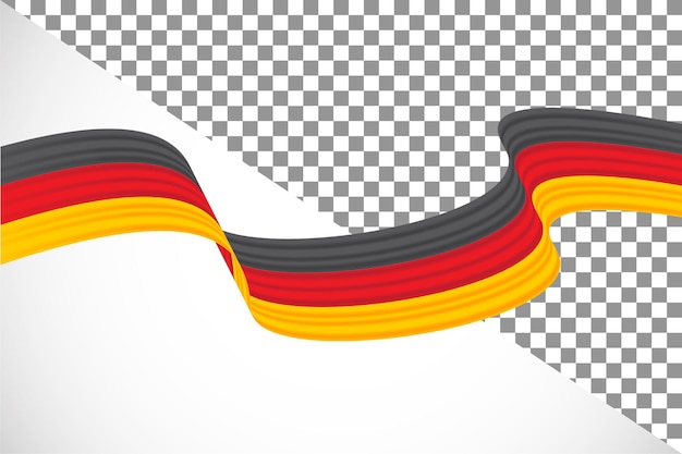 PSD 3d-band der deutschen flagge40