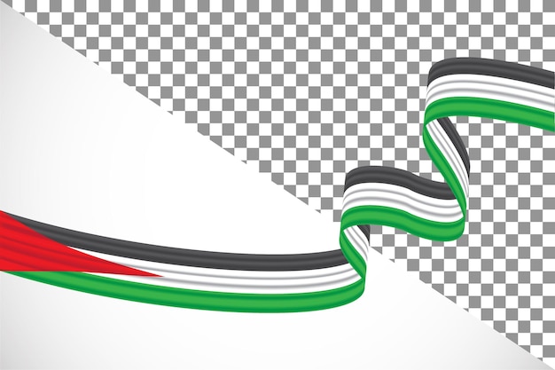 3d-band der palästinensischen flagge18