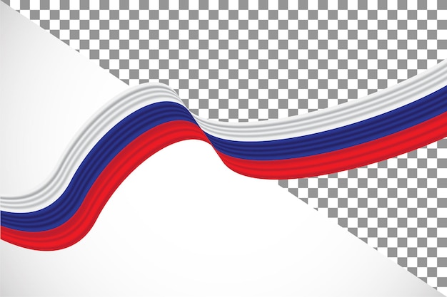 PSD 3d-band der russland-flagge38