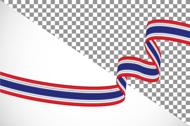 PSD 3d-band der thailand-flagge18