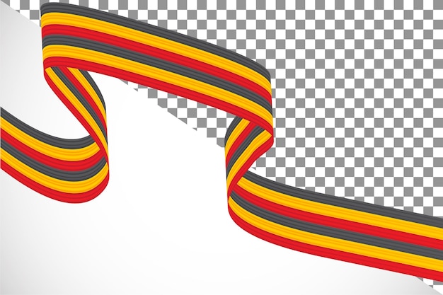 PSD 3d-band der uganda-flagge-5