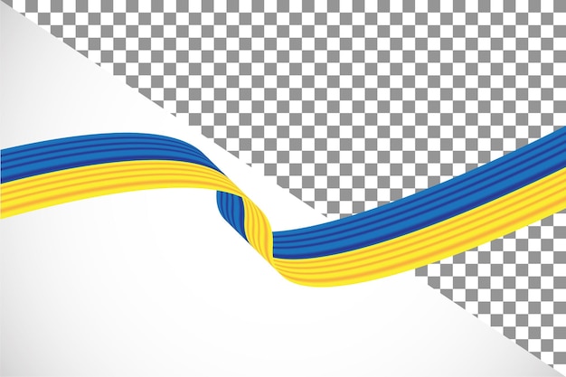 PSD 3d-band der ukrainischen flagge31